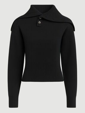Modern Citizen Elijah Foldover Button-Collar Sweater